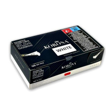 Цигаркові гільз KORONA CARBON WHITE білі слім