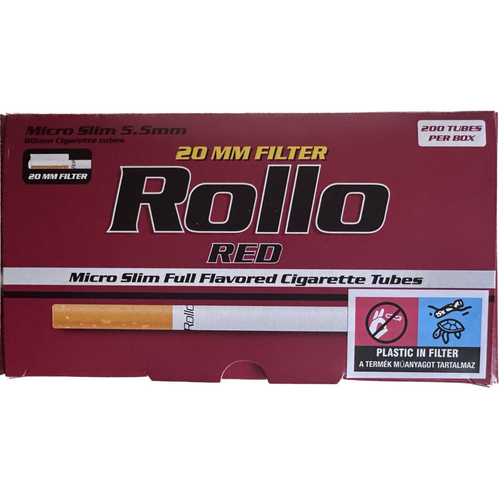 Гильзы Rollo RED микро слим 5,5мм