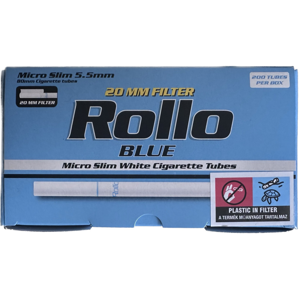 Гильзы Rollo BLUE микро слим 5,5мм